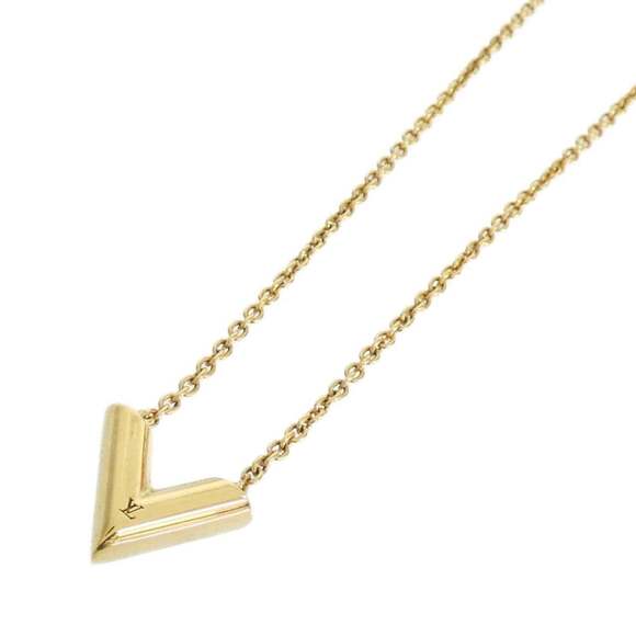 LOUIS VUITTON Gold Necklace